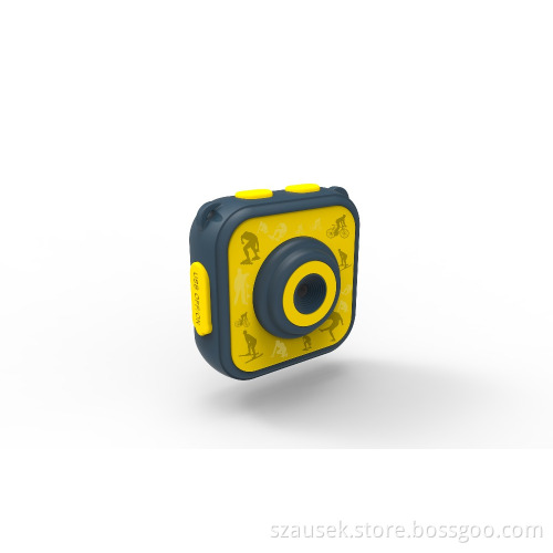 Best Children gift !! Green cartoon style waterproof HD 720P action camera hidden video camera for child